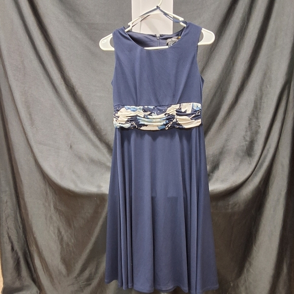 Jessica Howard Dark Blue A-Line Midi Dress - Picture 5 of 10